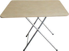 Cobra שולחן עץ מתקפל 80/60/65 ס"מ על רגליים camptown 903790 - צבע מולבן