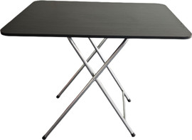 Cobra שולחן עץ מתקפל 80/60/65 ס"מ על רגליים camptown 903790 - צבע שחור