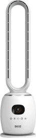Boss electric מאוורר מגדל עם שלט 60W דגם BLADLESS מפואר 903798 מבית BOSS - צבע לבן