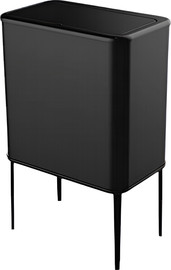 La Kitchenette פח אשפה 60L ליטר אוטומטי על רגליים cegin מט La Kitchenette 903825 שחור מט