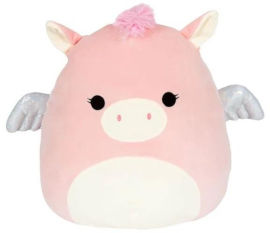 Squishmallow בובת כרית רכה פנדורה הפגסוס הורוד 12 ס"מ