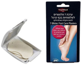 TopMed ערכת פלסטרים לשלפוחיות בכף הרגל