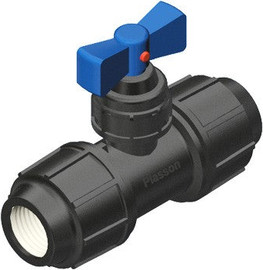 צור מרקט ברז קו דו כיווני, לצינור 25×25 ס"מ, מאפשר יכולת שליטה על זרימת המים בצינור וסגירה לפי צורך