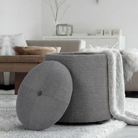 Homax הדום אחסון עגול - WHAKAMARU אפור
