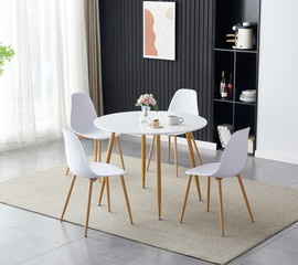 Homax Osten Set - פינת אוכל שולחן עם 4 כיסאות