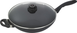 Swiss Diamond ווק 32 ס"מ 5 ל' אינדוקציה nonstick מחוזק בגבישי יהלומים תוצרת Swiss Diamond