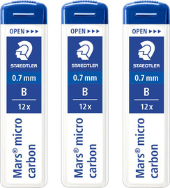 Staedtler סט עופרות 0.7 STAEDTLER HB