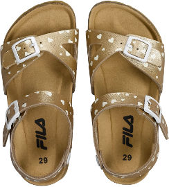 FILA זהב לבן SALOP סנדל