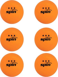 SPIN מארז 6 יח כדור טניס שולחן SPIN