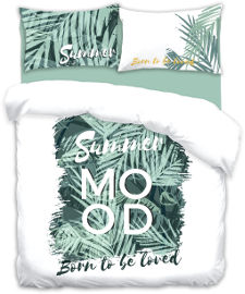 HomeStyle סט זוגי כותנה ויולט