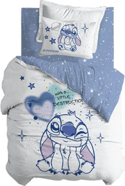 BoxShop סט מצעים למיטה וחצי סטיץ ספייס