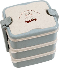 Funky Fish קופסאת אוכל 3 קומות