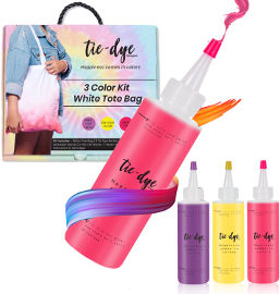 Tie dye ערכת יצירה טאי דאי עם תיק ושלושה צבעים