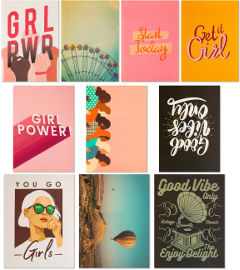 Funky Fish ערכת עיצוב בייסיק חדר Girl Gang