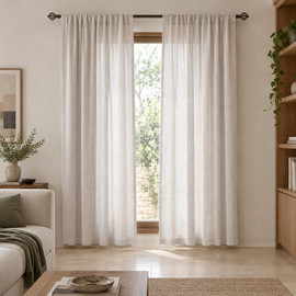 ASHRAM וילון השחלה דגם לורנס - סהרה 250*280 כנף 1 | מבית ASHRAM