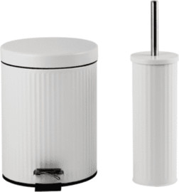 Via פח 5 ליטר+ מברשת דגם סטריפ לבן