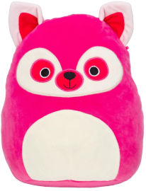 Squishmallow בובה כרית לוסיה הלמורה הורודה 30 ס"מ