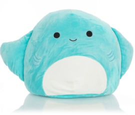 Squishmallow בובה כרית מגי חתולת ים כחולה 18 ס"מ