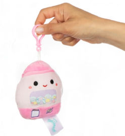 Squishmallow סקווישמלו בובה עם קליפס מאלין מכונת כדורים 9 ס"מ