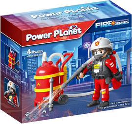 Power Planet פאוור פלאנט שוטר או כבאי עם בלון מים 66136 - Power Planet
