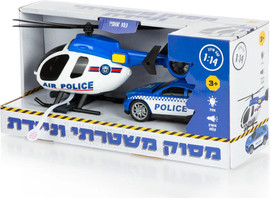 City Service City Service -סט מסוק משטרתי וניידת 1:14