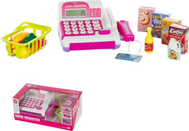 winstore קופה רושמת ורודה עם אביזרים