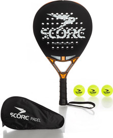 Score ערכת פאדל - מחבט SCORE דגם 83041 עם 3 כדורים בנרתיק