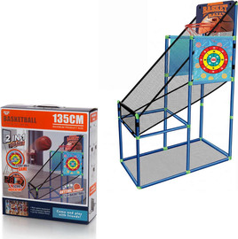 winstore מתקן קליעה כדורסל דיגיטלי 2 ב 1 לילדים עם לוח ניקוד ומשחק מטרה
