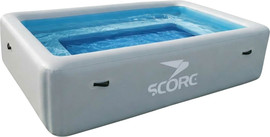 Score בריכת PVC מלבנית עם ספסל SCORE גודל 3 על 2 מטר גובה 1 מטר כולל כיסוי ואביזרים