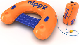 winstore מזרון כיסא ים עם עוגן Hippo -  כתום