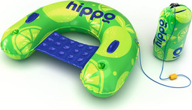 winstore מזרון כיסא ים עם עוגן Hippo -   ירוק לימון