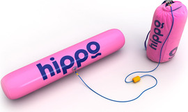 winstore מצוף ים עם עוגן Hippo - ורוד