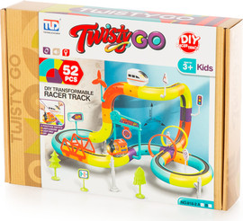 winstore מסלול רכבת מגנטי 52 חלקים TWISTY-GO