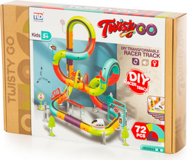 winstore מסלול רכבת 72 חלקים TWISTY-GO