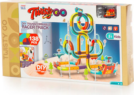 winstore מסלול רכבת מגנטי 138 חלקים TWISTY-GO