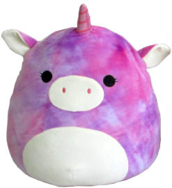 Squishmallow בובת כרית רכה לולה החד קרן ורוד 30 ס"מ