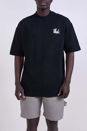 BALR חולצת טישירט קצרה באלר Small Logo גברים - באלר - Black