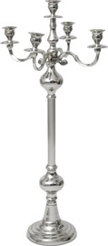B-DECOR פמוט 5 קנים עשוי Brass nickel H76 ס"מ