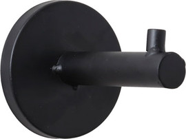 B-DECOR וו תלייה דקורטיבי לקיר מתכת שחור 8X10X8 PRO