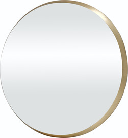 B-DECOR מראה עגולה PlatinumGold בצבע זהב במידות 50X50