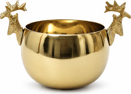 GOLYAN קערה ראשי אייל BrassGold בגודל 20X20X20 בצבע זהב