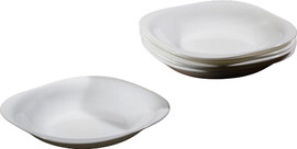 OPAL צלחת מרק Opal זכוכית מחוסמת 23 ס״מ בצבע לבן