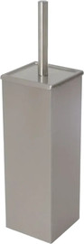 B-DECOR מברשת אסלה מרובעת בגימור ניקל מודרני B-DECOR