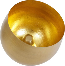 B-DECOR תאורת ריצפה HuttonBrass בגודל 50X50X50 בצבע זהב