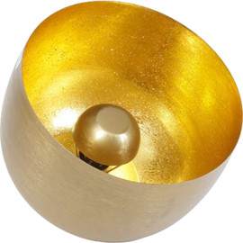 B-DECOR תאורת ריצפה HuttonBrass בצבע כסף במידות 35X35X31