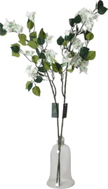 B-DECOR בוקט פרחי BOUGAINVULLEA בגודל 100*22  בצבע לבן