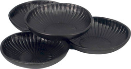 B-DECOR קברט 4 חלקים Brass Black בגודל 34X33X8 בצבע שחור