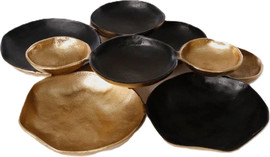 B-DECOR קברט BrassGold Black 62X50X9