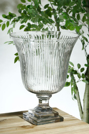 B-DECOR ואזה HEND MADE GLASS 27X27X35 ס"מ