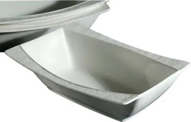 B-DECOR קערה מ פורצלן SQUARE SIMPEL WHITE BONE CHINA 23X15X6.6
